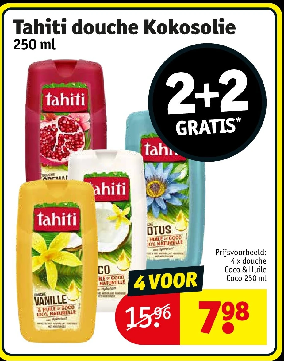 Tahiti douche Kokosolie