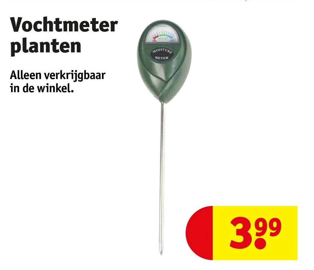 Vochtmeter planten