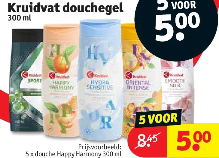 Kruidvat douchegel