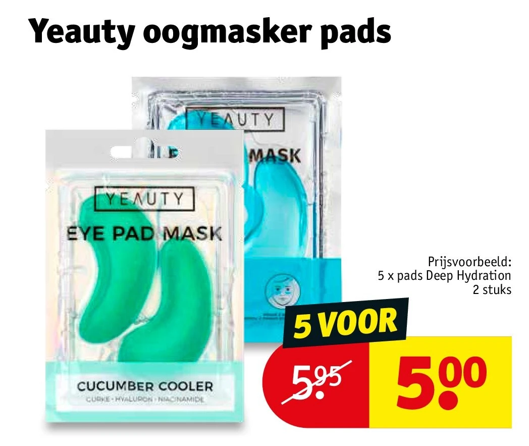 Yeauty oogmasker pads
