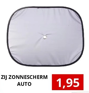 ZIJ ZONNESCHERM AUTO