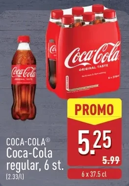 Coca-Cola regular, 6 st.