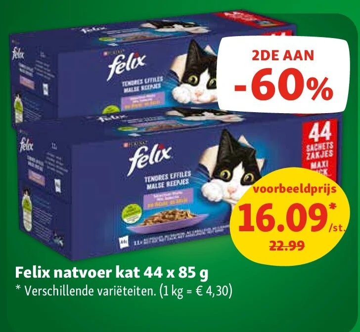 Felix natvoer kat 44 x 85 g
