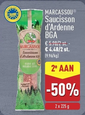Saucisson d'Ardenne BGA