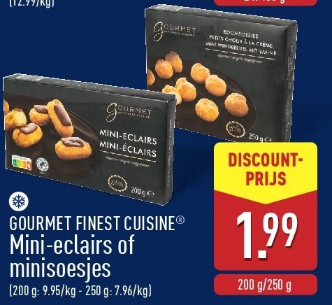 Mini-eclairs of minisoesjes