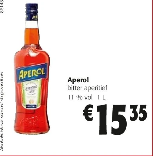 Aperol bitter aperitief
