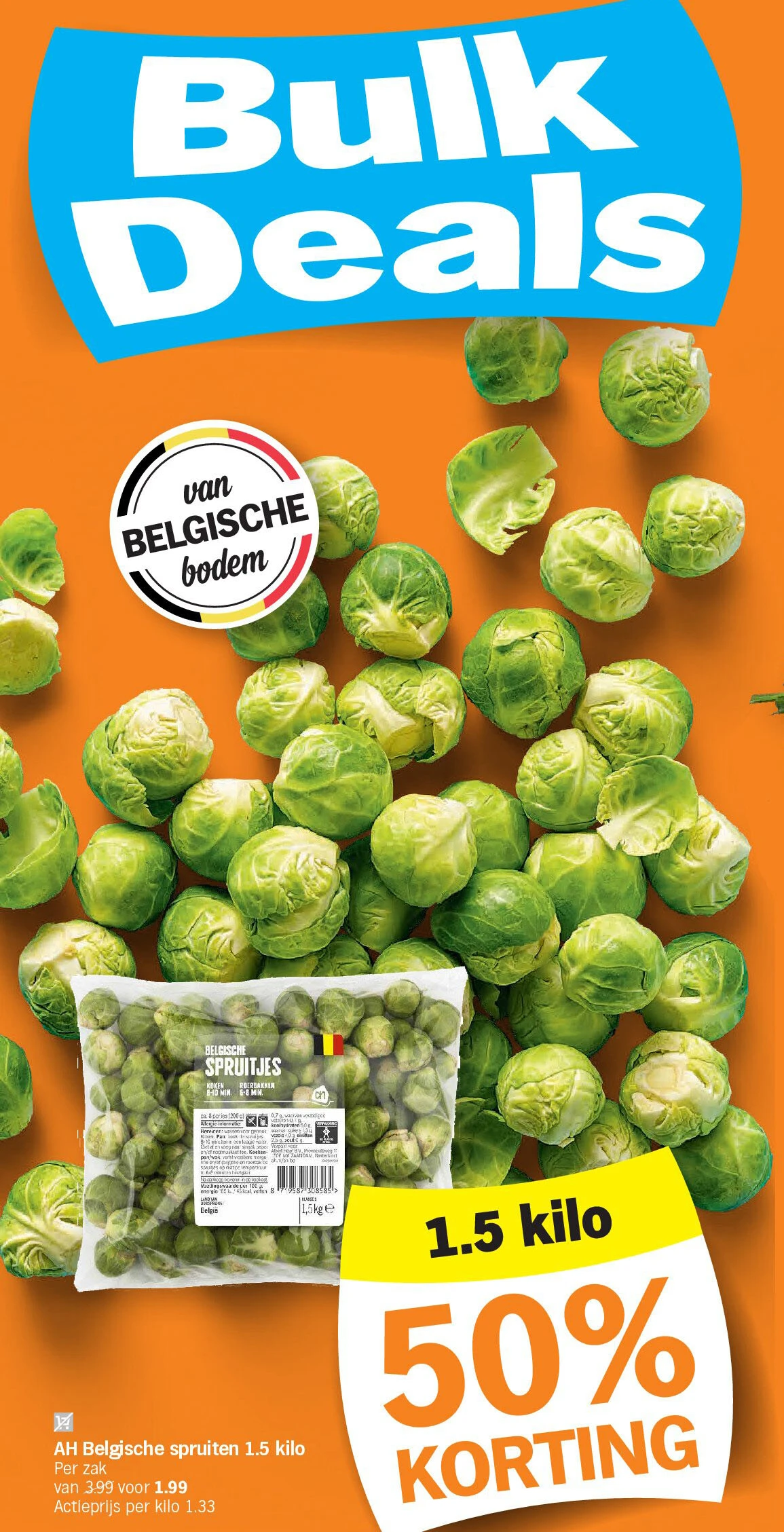 AH Belgische spruiten 1.5 kilo