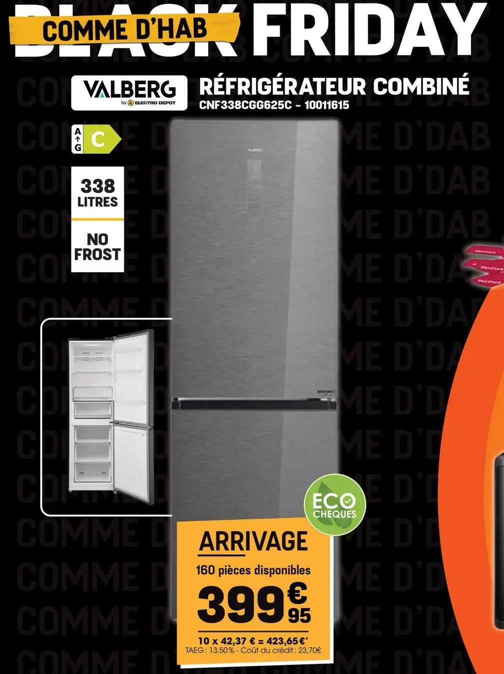 RÉFRIGÉRATEUR COMBINÉ