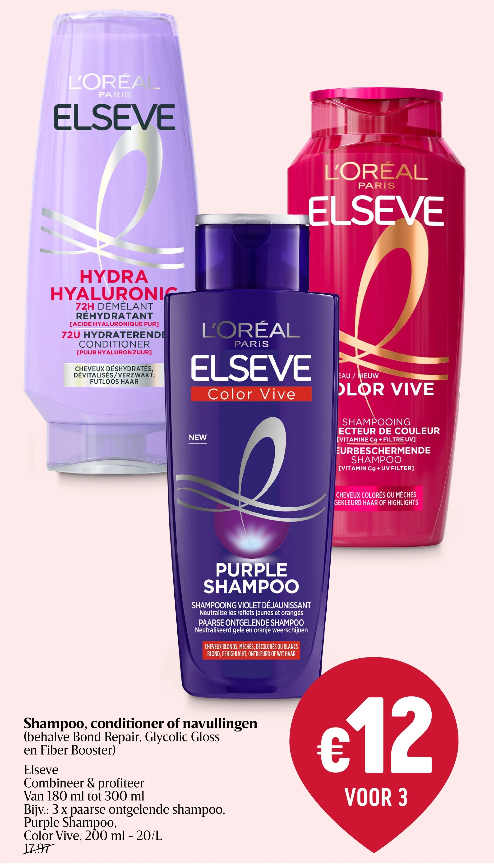 Shampoo, conditioner of navullingen