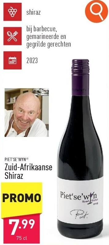 Zuid-Afrikaanse Shiraz