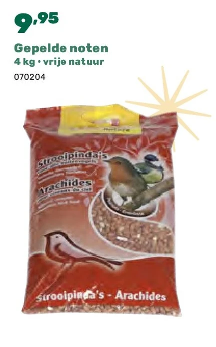 Gepelde noten 4 kg • vrije natuur