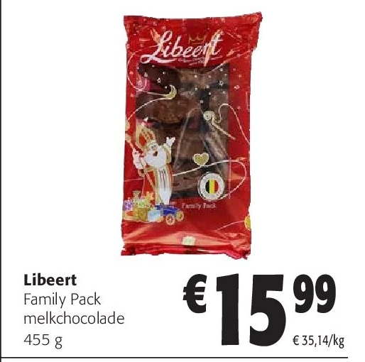 Libeert Family Pack melkchocolade 455 g