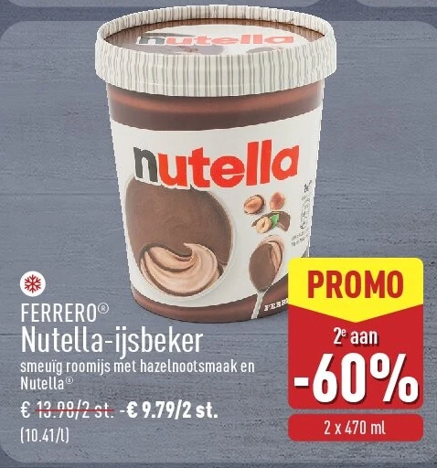Nutella-ijsbeker