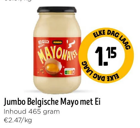 Jumbo Belgische Mayo met Ei