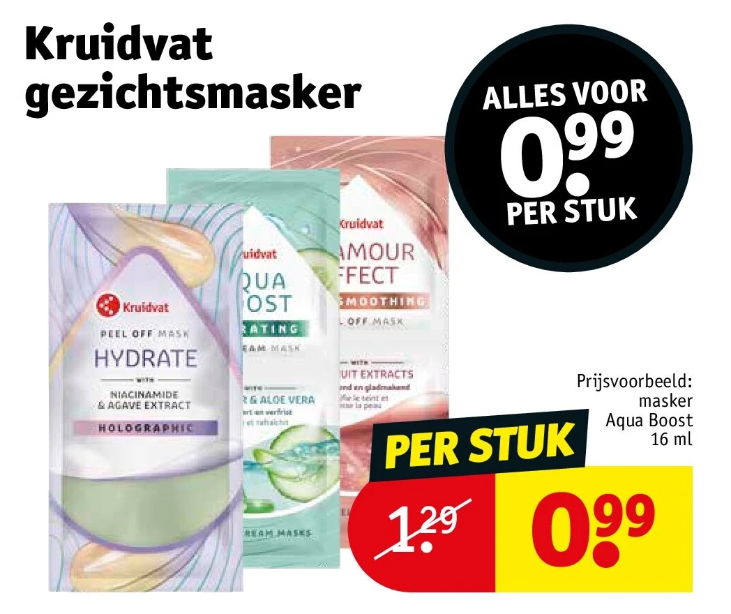Kruidvat gezichtsmasker