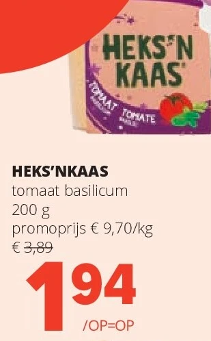 HEKS’NKAAS tomaat basilicum 200 g