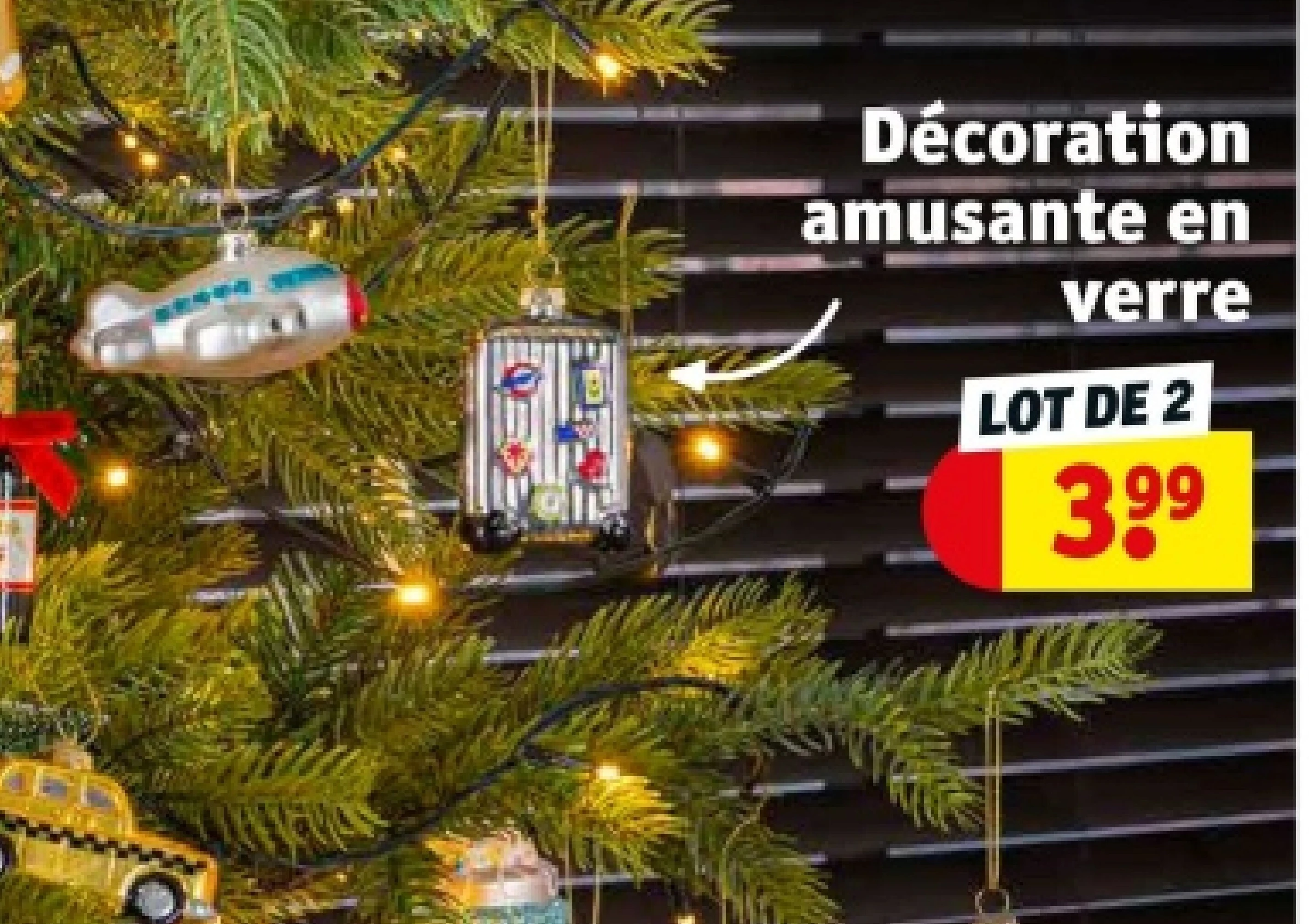 Décoration amusante en verre