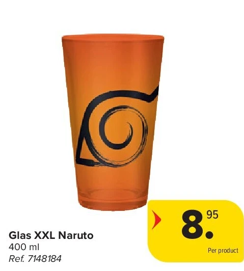 Glas XXL Naruto