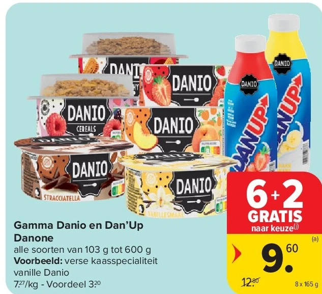 Gamma Danio en Dan’Up Danone