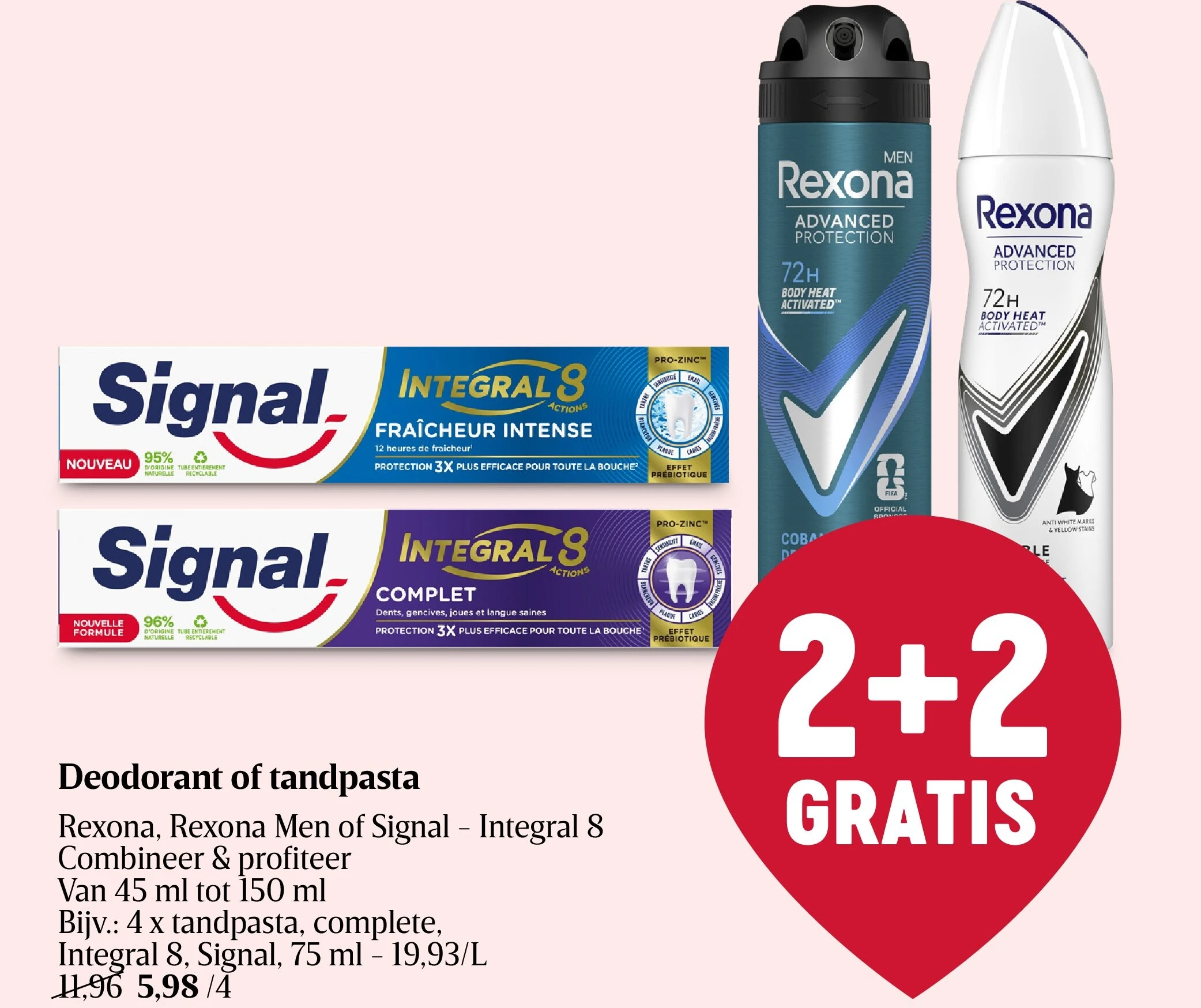 Deodorant of tandpasta