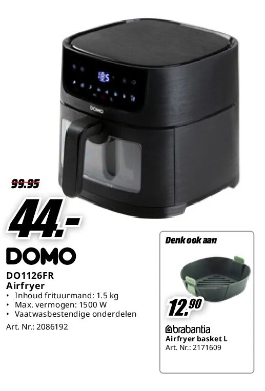 DOMO DO1126FR Airfryer