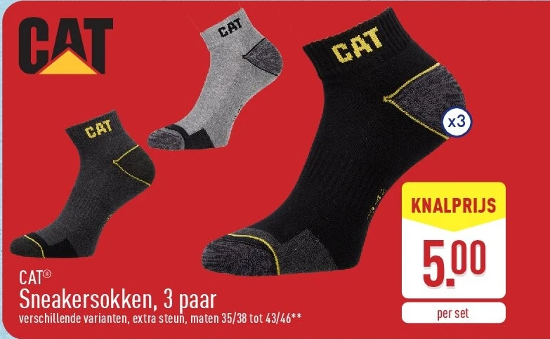 Sneakersokken, 3paar