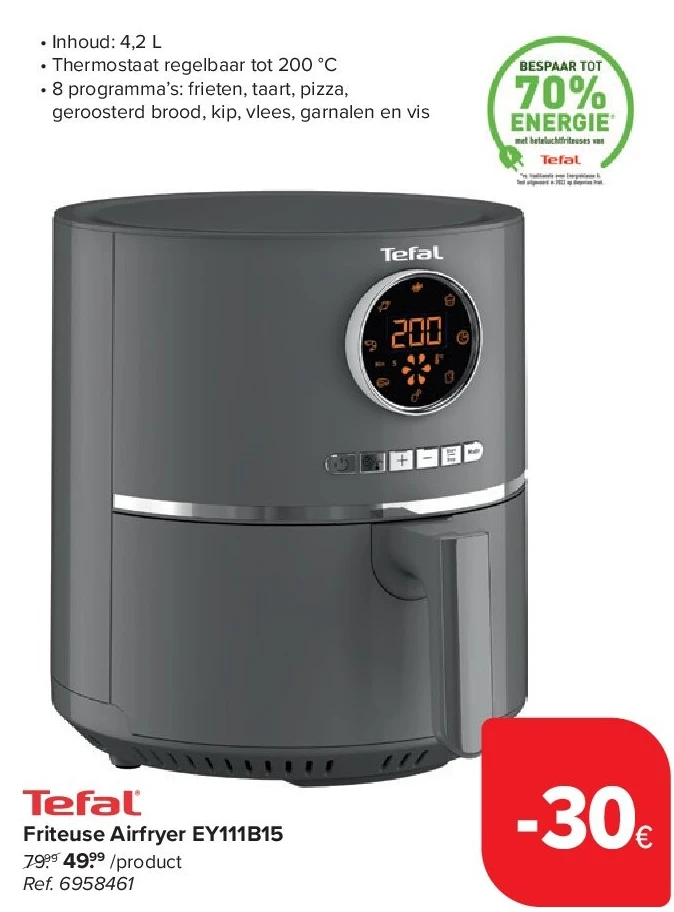 Friteuse Airfryer EY111B15