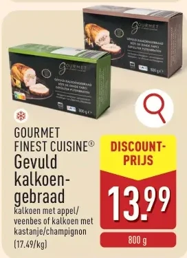 Gevuld kalkoengebraad