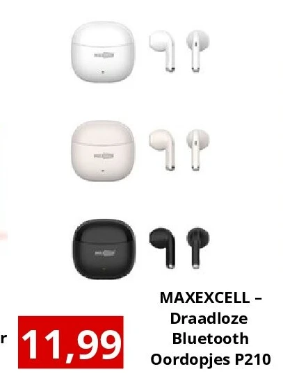 MAXEXCELL -Draadloze Bluetooth Oordopjes P210