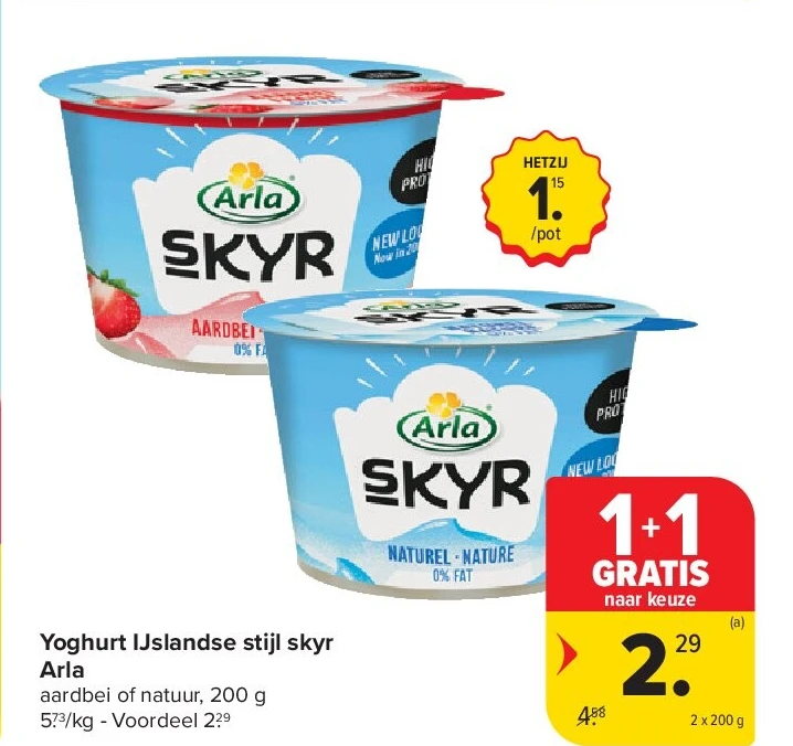 Yoghurt IJslandse stijl skyr Arla