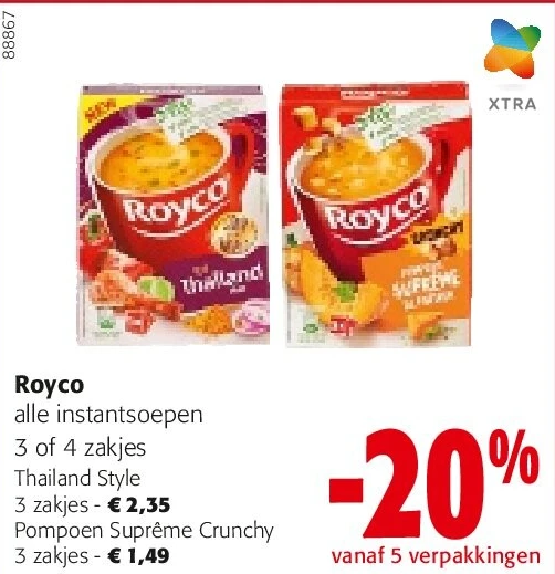 Royco Thailand Style 3 zakjes