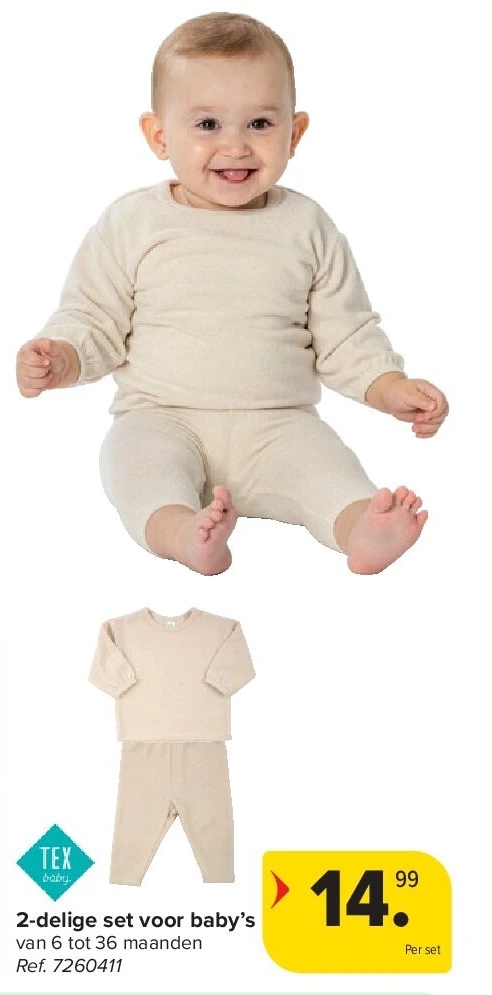 2-delige set voor baby’s