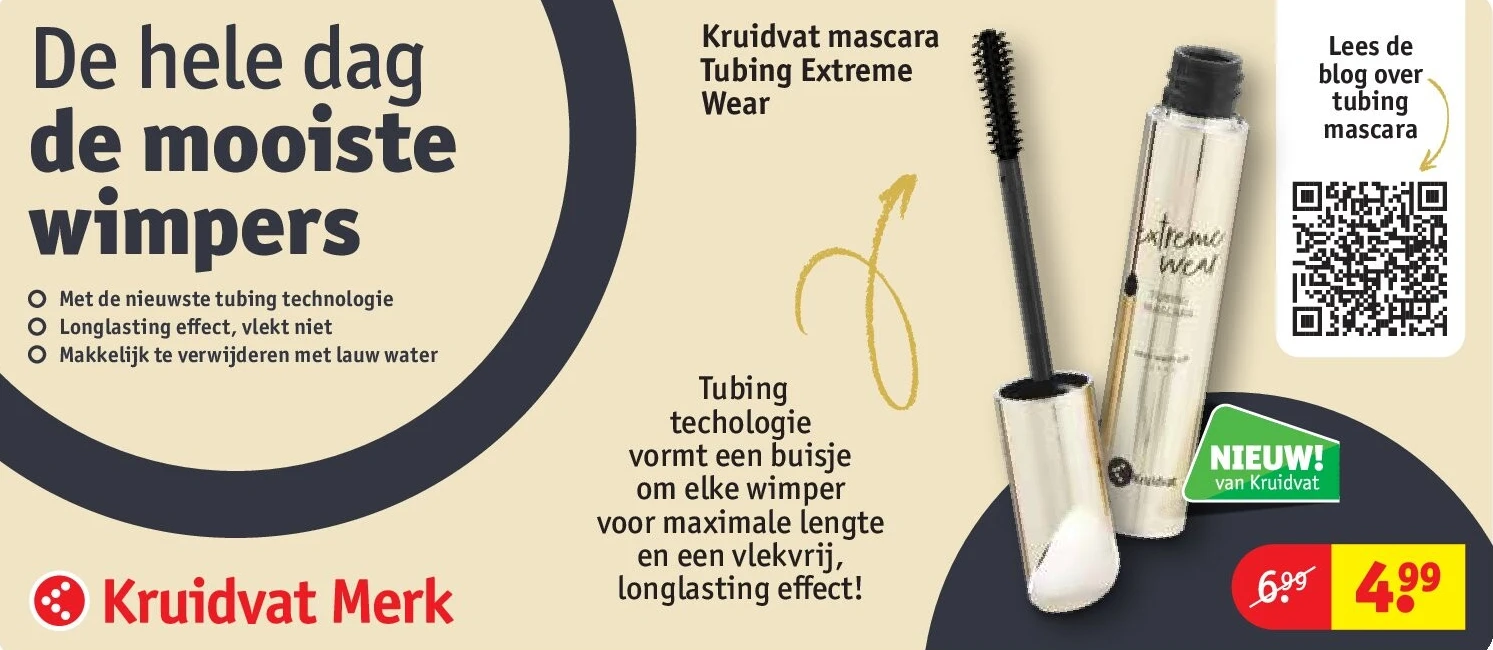 Kruidvat mascara Tubing Extreme Wear