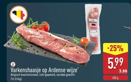 Varkenshaasje op Ardense wijze