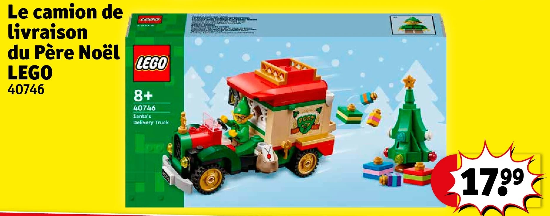 Le camion de livraison du Père Noël LEGO 40746