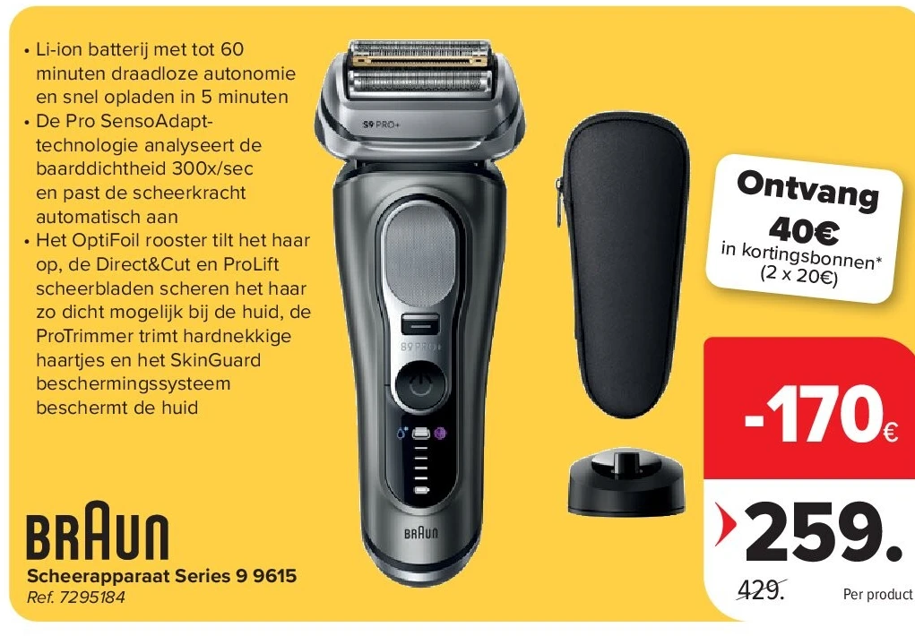 Scheerapparaat Series 9 9615