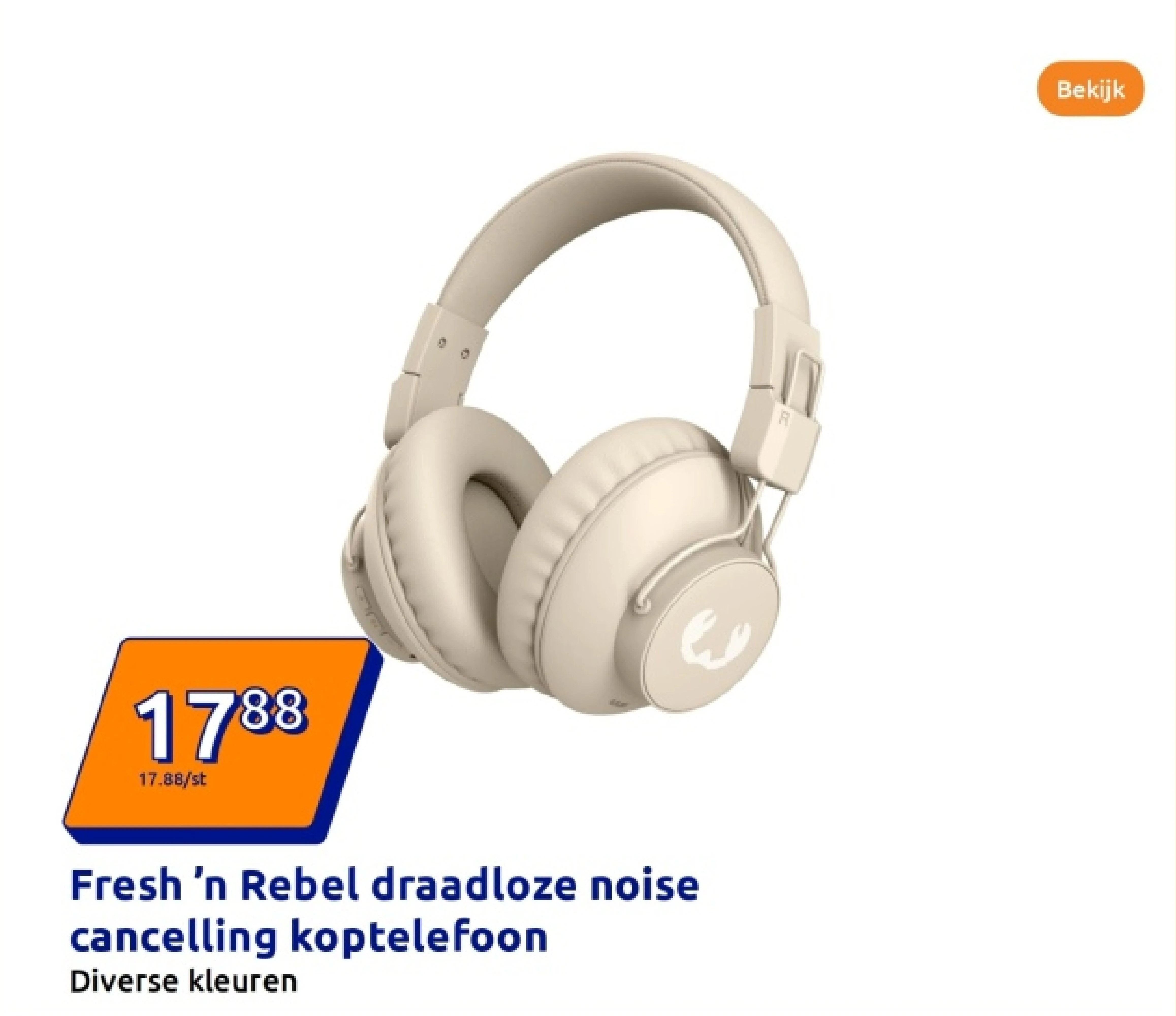 Fresh 'n Rebel draadloze noise cancelling koptelefoon