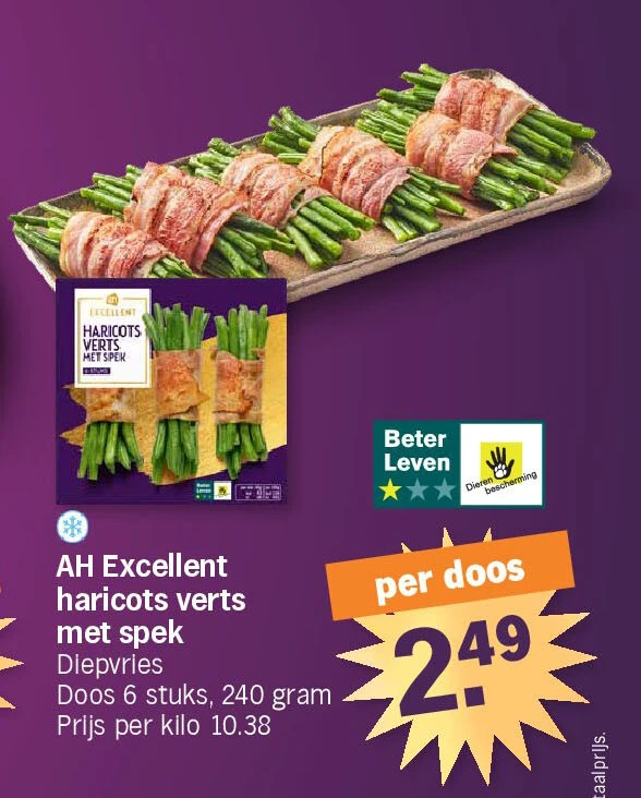 AH Excellent haricots verts met spek