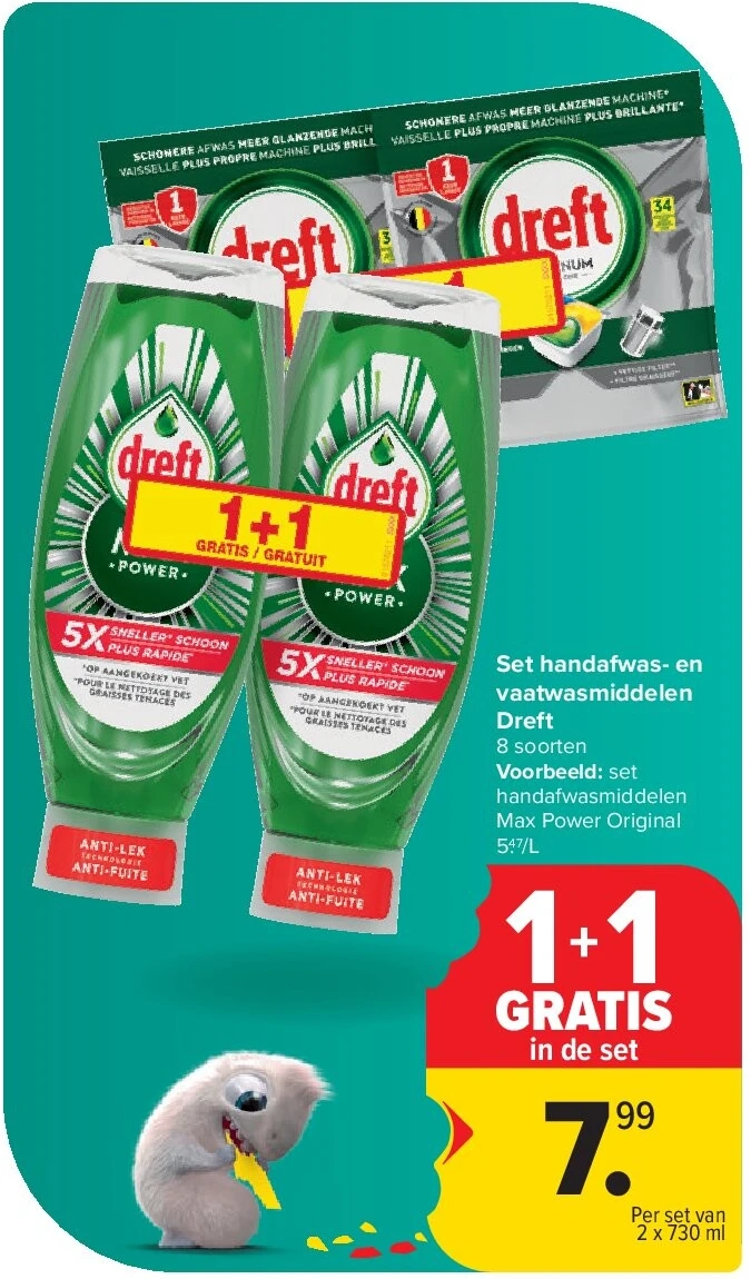 Set handafwas- en vaatwasmiddelen Dreft