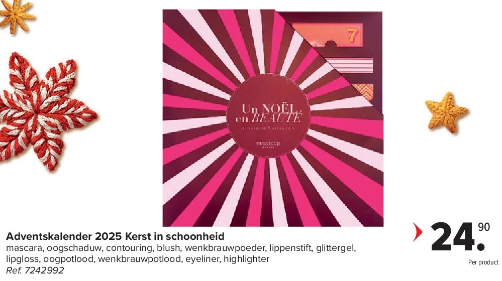 Adventskalender 2025 Kerst in schoonheid