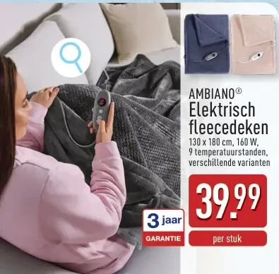 Elektrisch fleecedeken