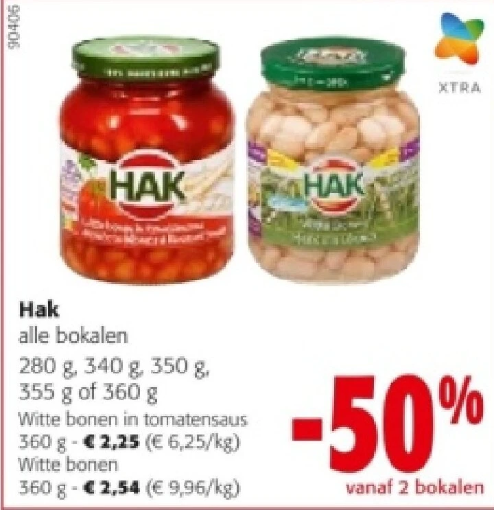 Hak Witte bonen in tomatensaus 360 g