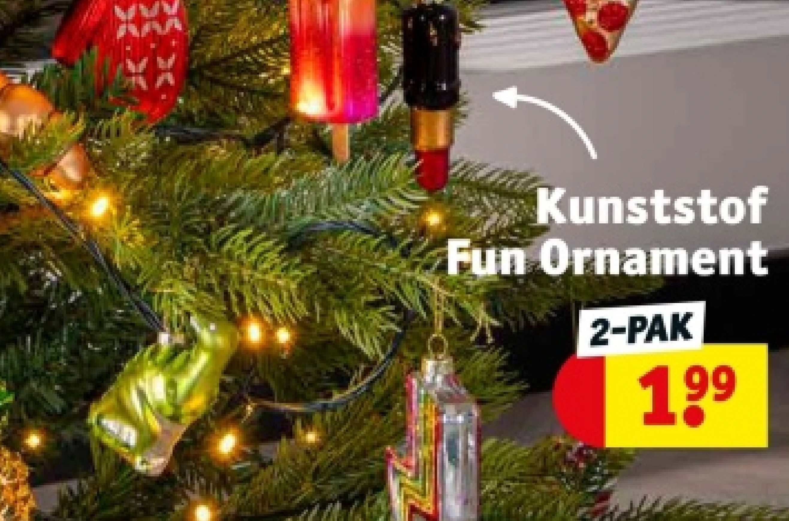 Kunststof Fun Ornament