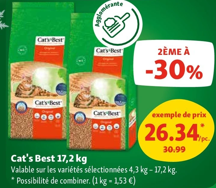 Cat's Best 17,2 kg