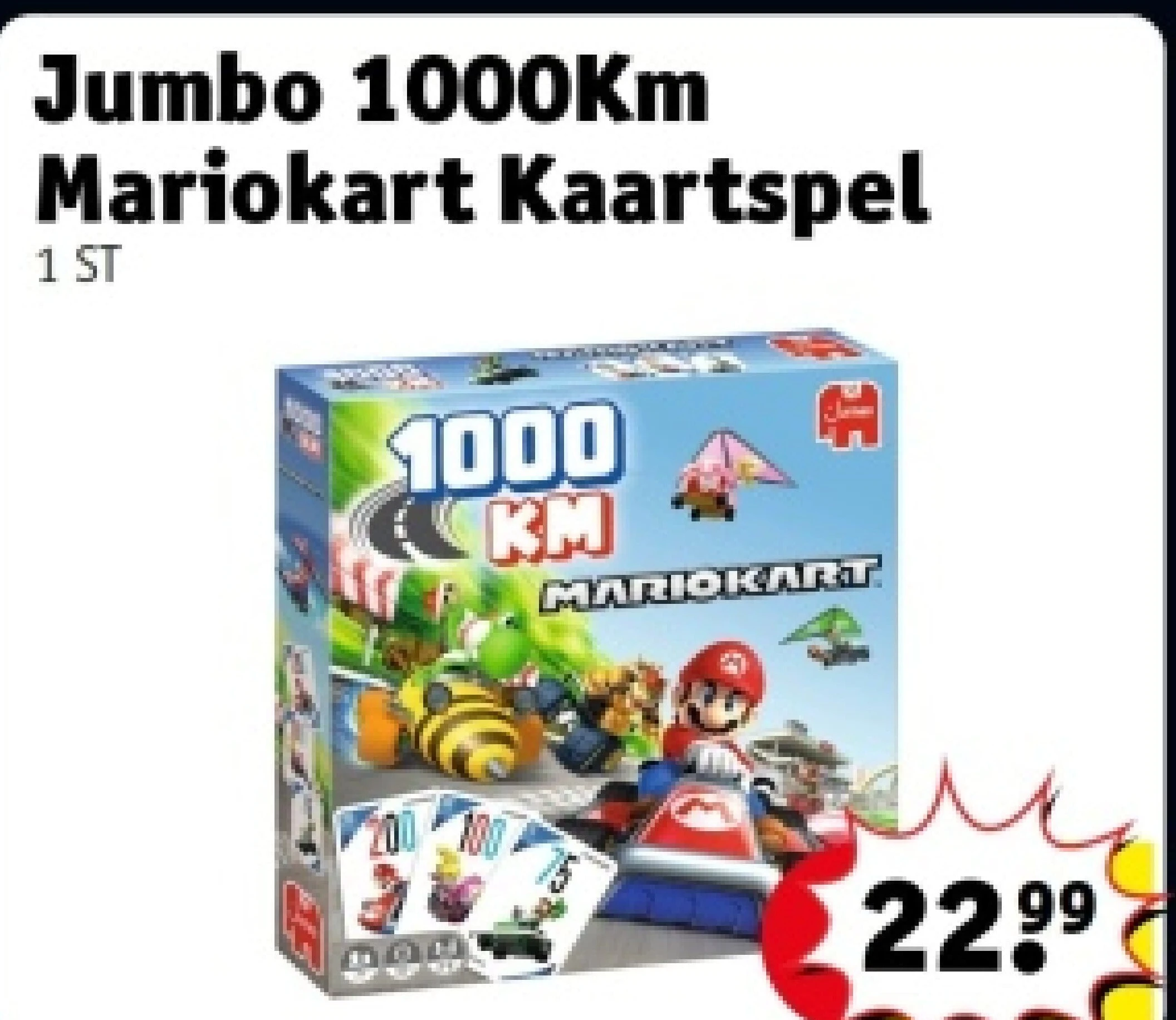 Jumbo 1000Km Mariokart Kaartspel