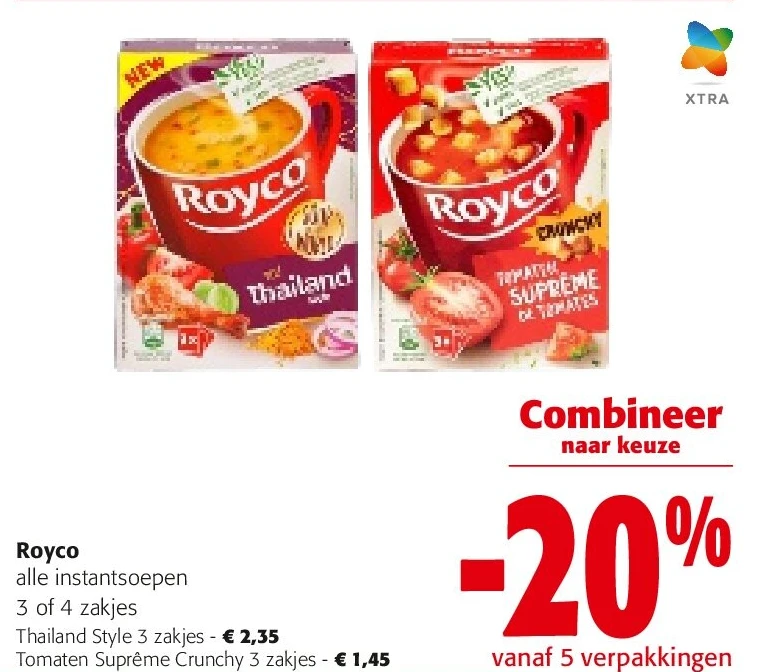 Royco Thailand Style 3 zakjes
