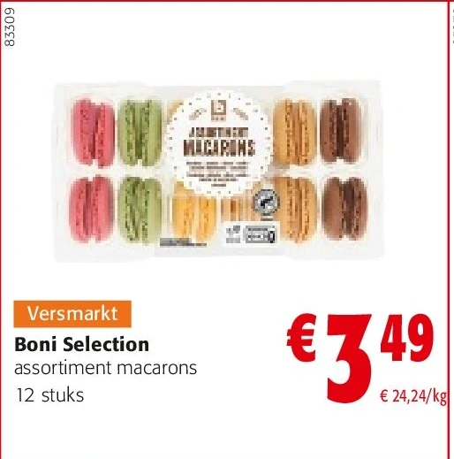 Boni Selection assortiment macarons 12 stuks