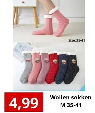 Wollen sokken M 35-41