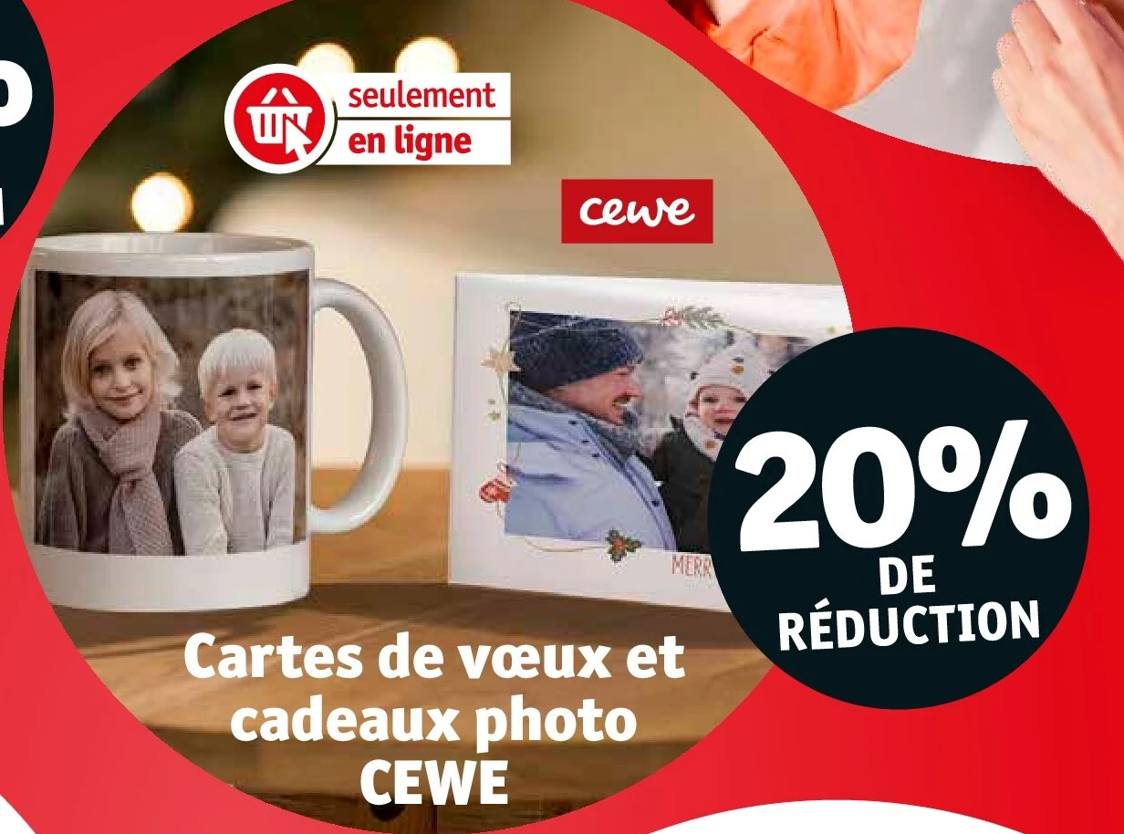 Cartes de vœux et cadeaux photo CEWE