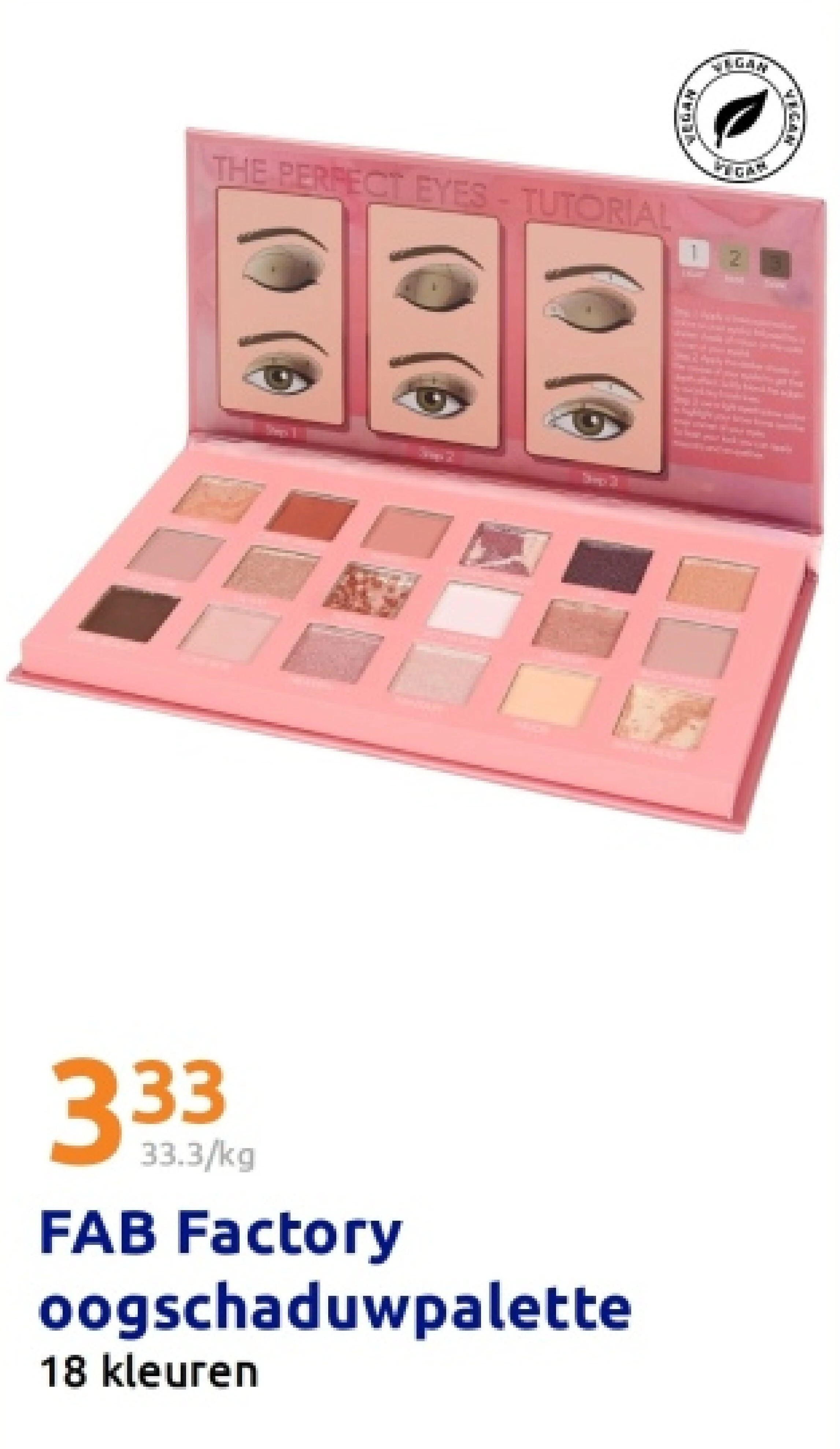 FAB Factory oogschaduwpalette